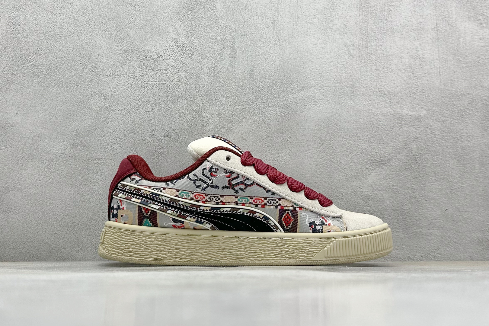TG版 PUMA Suede XL 百搭单品 彪马 防滑耐磨低帮板鞋 397197-01