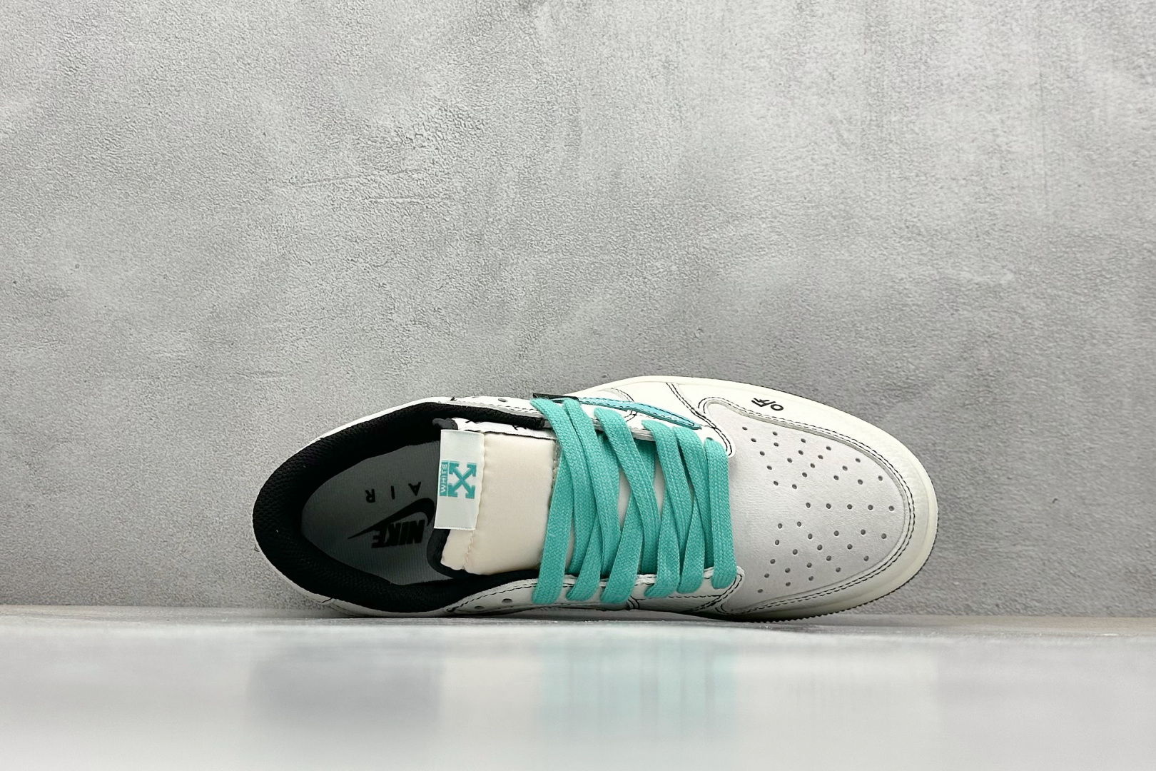 SC版 Air Jordan 1 Low AJ1 乔1 OFF联名-青灰 低帮复古文化休闲板鞋 XZ5749-005