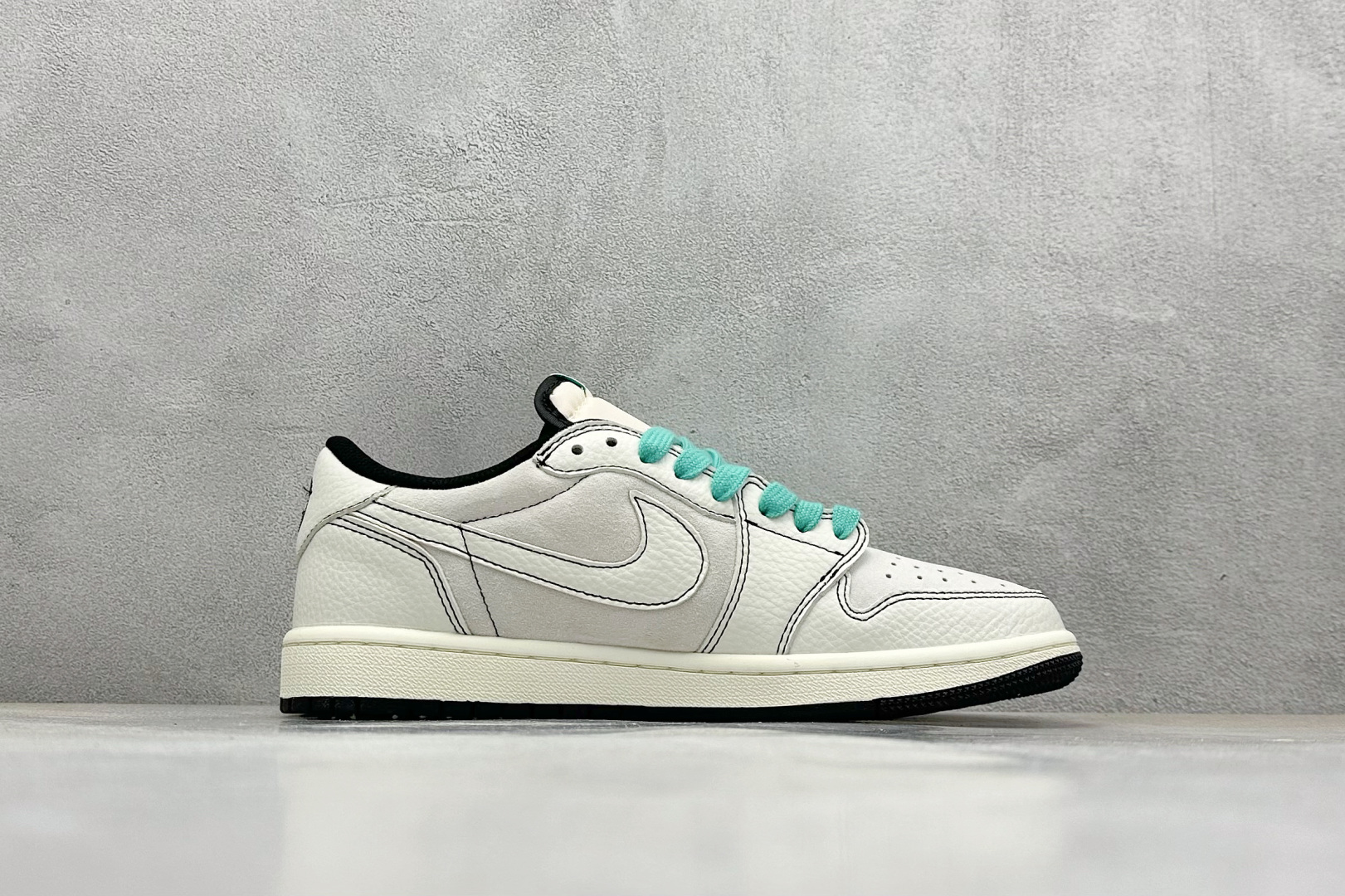SC版 Air Jordan 1 Low AJ1 乔1 OFF联名-青灰 低帮复古文化休闲板鞋 XZ5749-005
