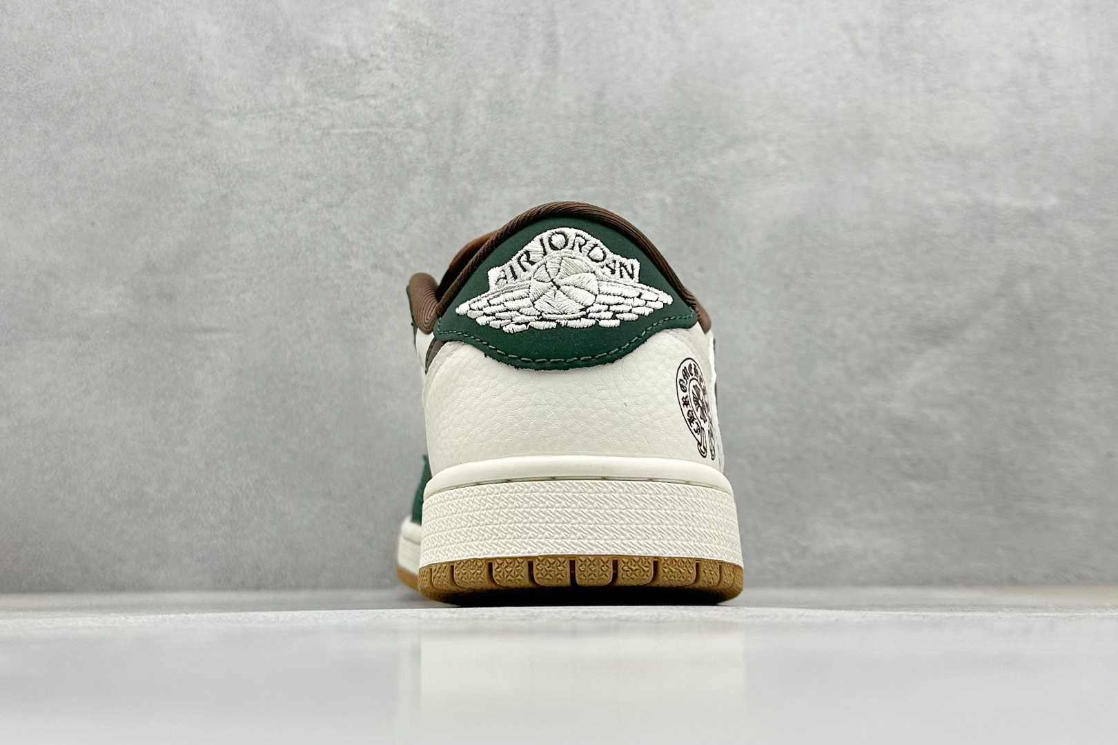 Travis Scott x Fragment Design x Air Jordan 1 Low OG SP AJ1 克罗心联名 绿花生胶 低帮文化休闲板鞋 XS2024-044