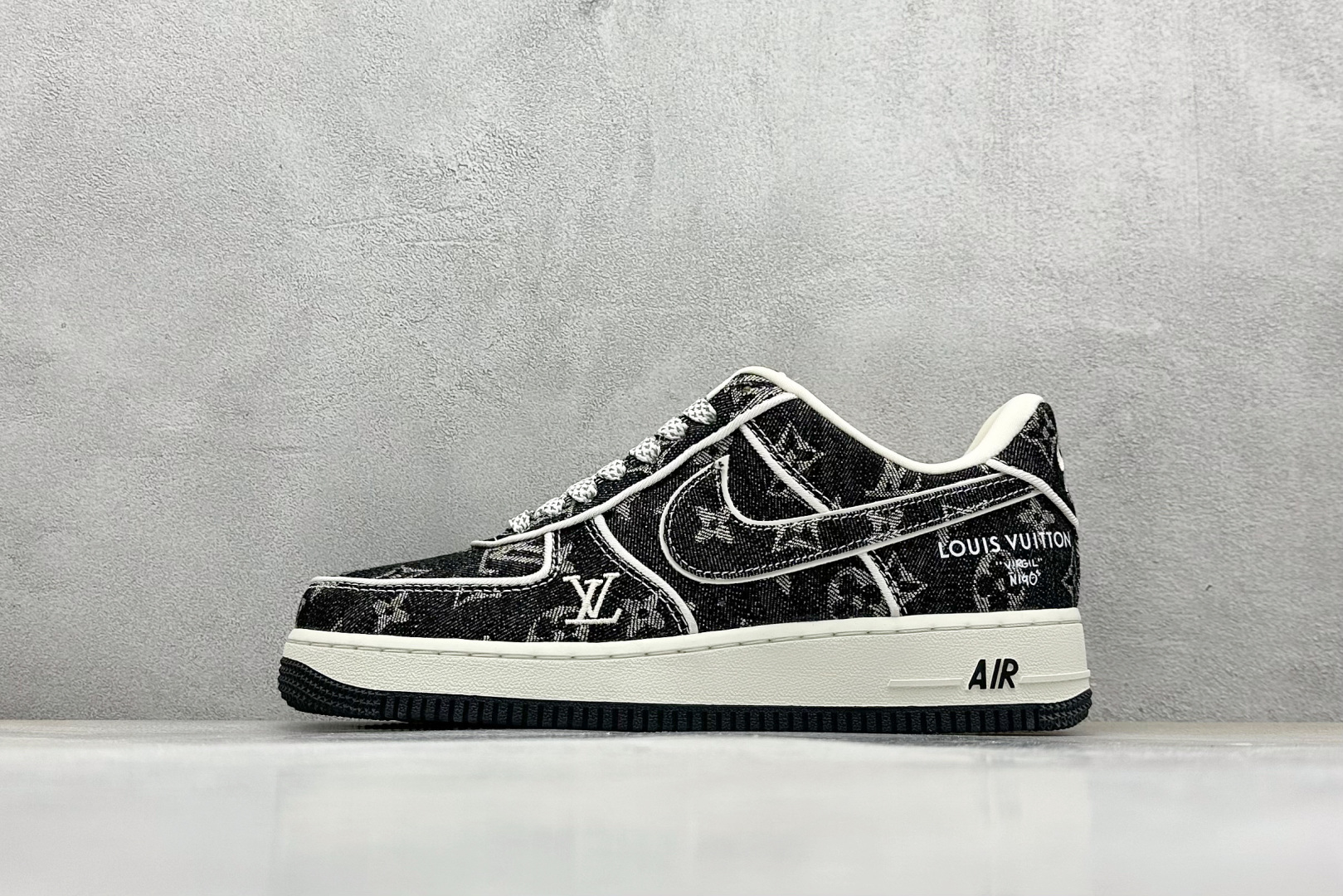 SC版 Nike Air Force 1’07 Low LV联名 深黑色牛仔 空军一号低帮休闲板鞋 SC9207-531