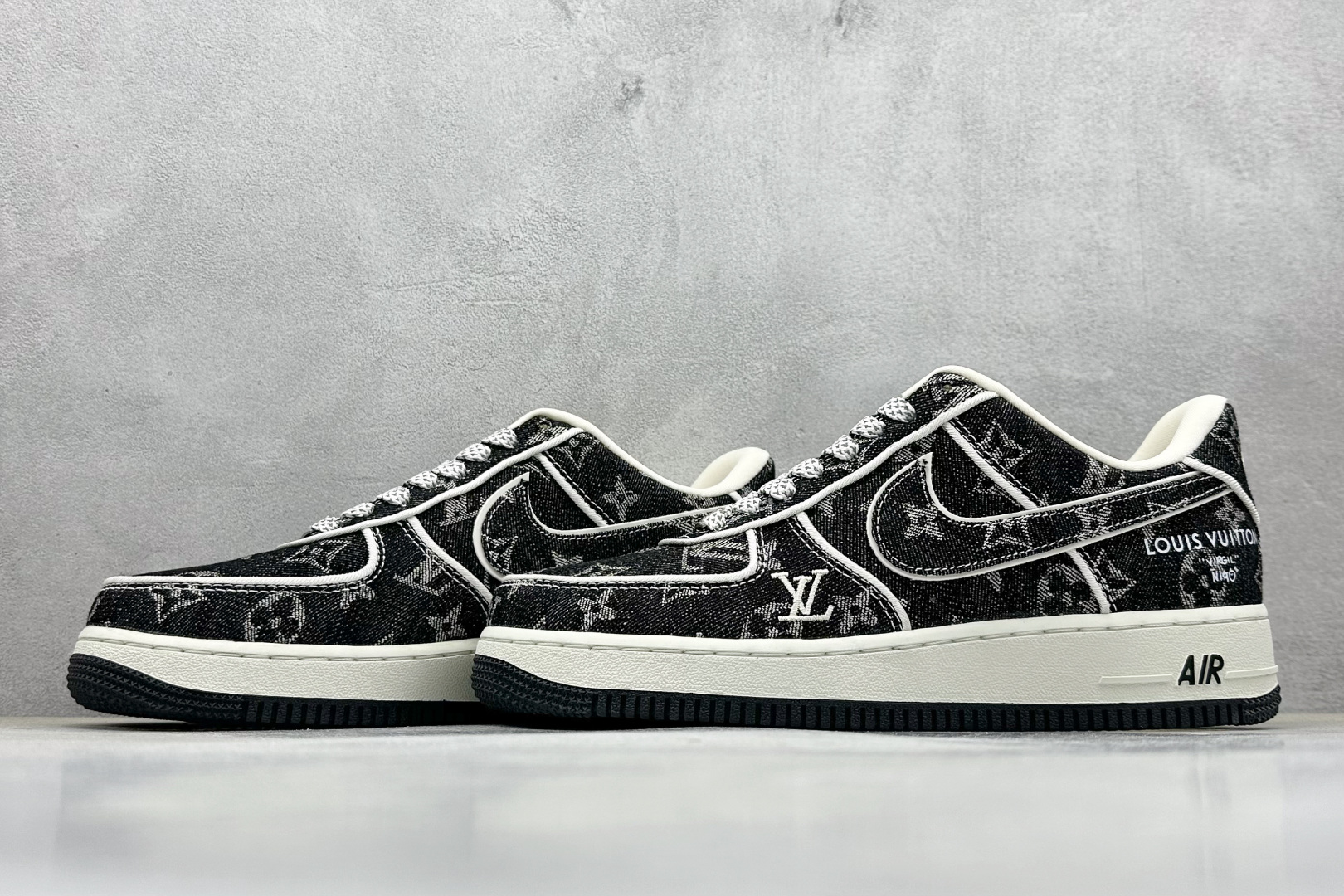 SC版 Nike Air Force 1'07 Low LV联名 深黑色牛仔 空军一号低帮休闲板鞋 SC9207-531
