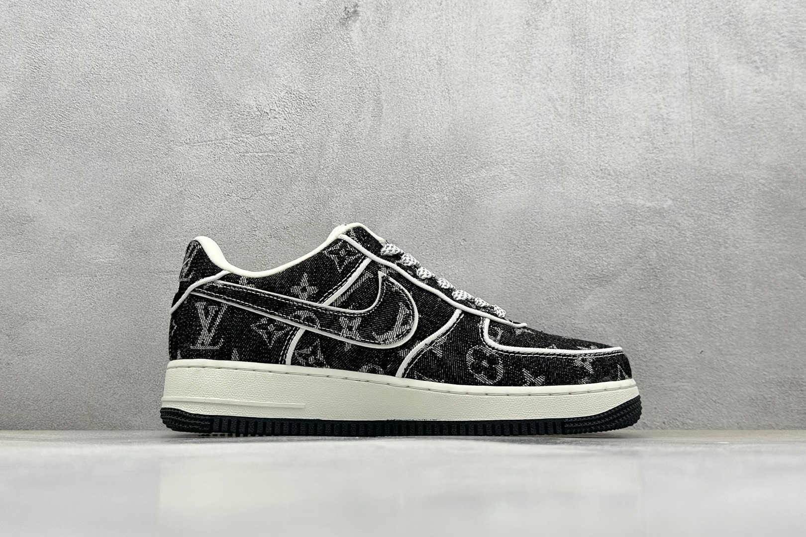 SC版 Nike Air Force 1'07 Low LV联名 深黑色牛仔 空军一号低帮休闲板鞋 SC9207-531