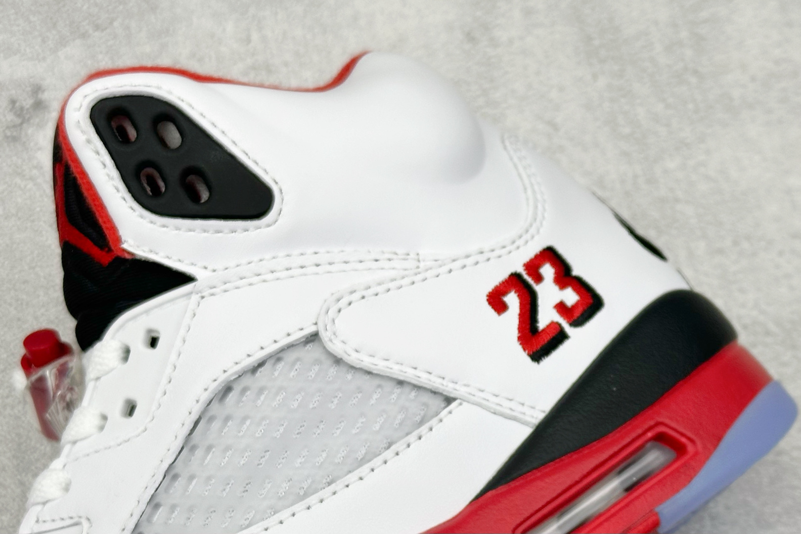 F版 Air Jordan 5 Retro ”Fire Red Black Tongue” AJ5 乔5流川枫 火焰红 篮球鞋 HQ7978-101