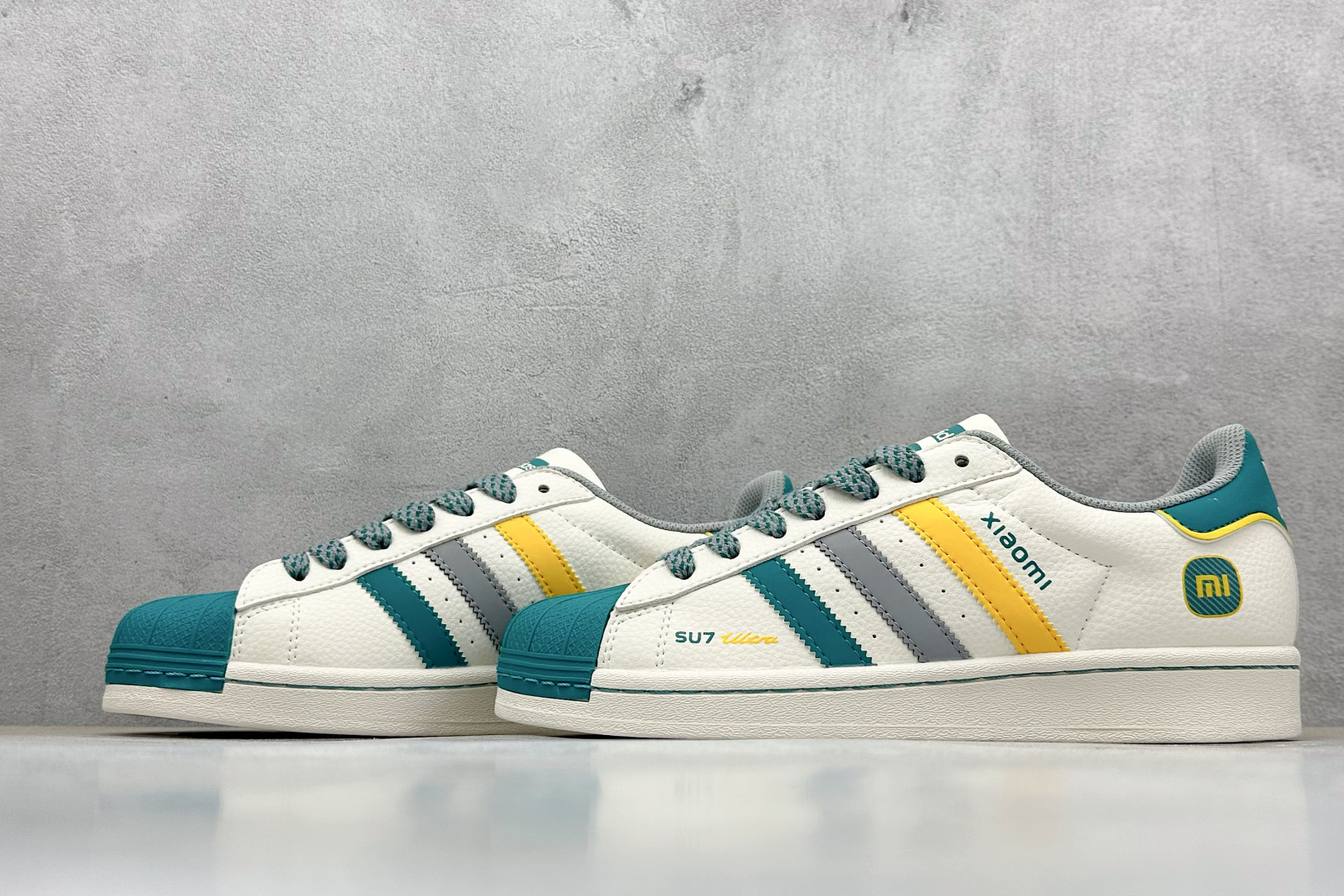 AD Originals Superstar x SU7 Ultra 82 贝壳头 白绿 SD6824