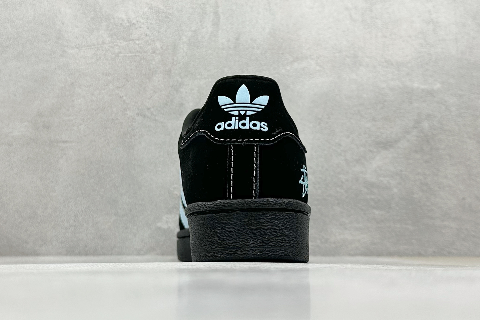 AD Originals Superstar x Stussy 黑蓝 XS0014