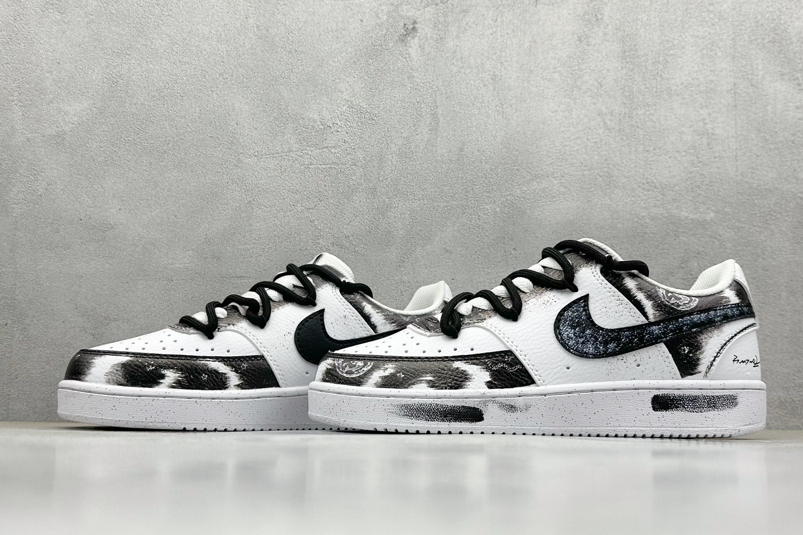 BK版 Nike Court Vision 街头涂鸦 绑带 DH2987-101