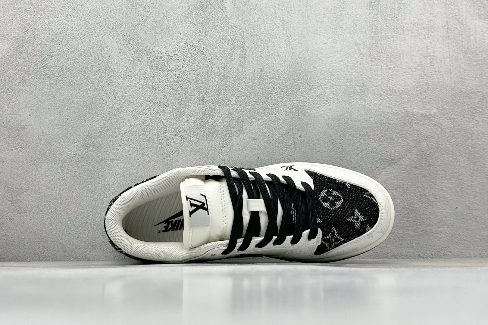 SC版 Nike SB Dunk Low LV联名 黑色牛仔 周年高端定制 低帮休闲板鞋 SC9772-804