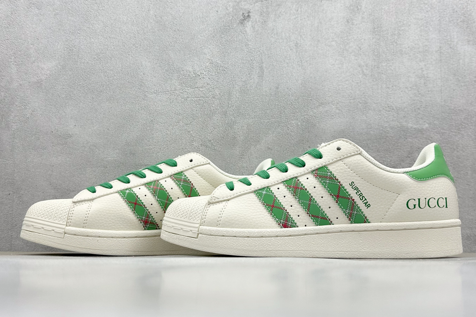 AD Originals Superstar x GUCCI 白绿 XG0003