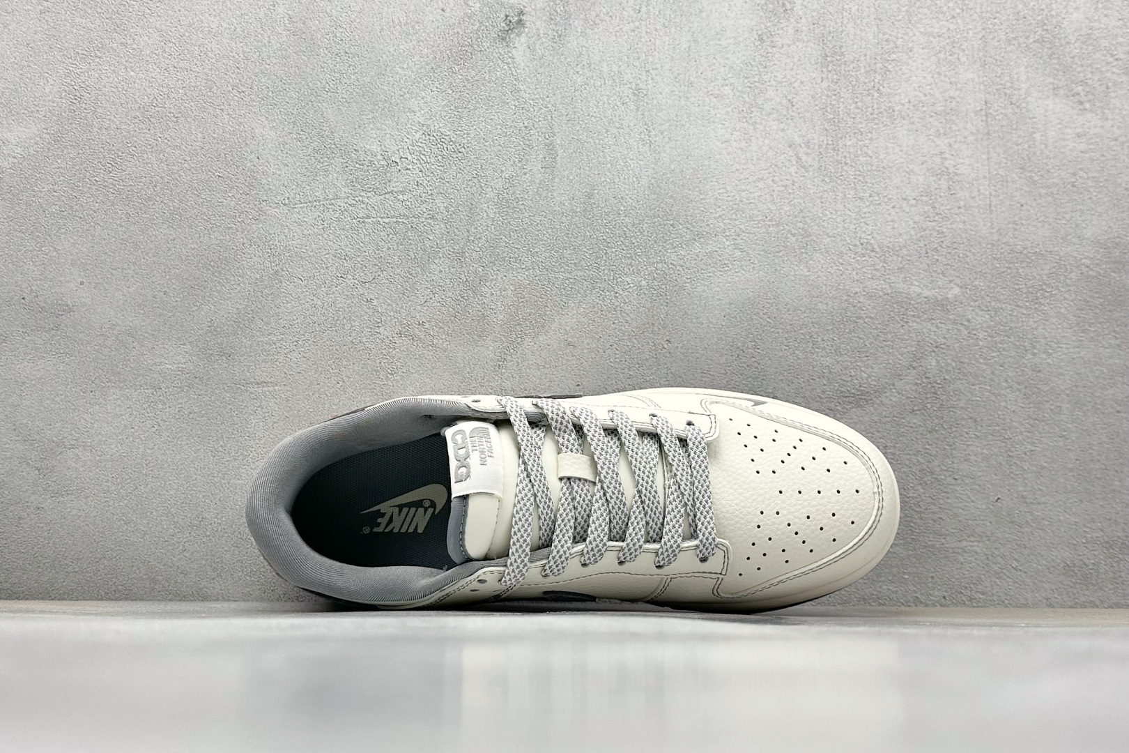 280 Nike SB Dunk Low 北面联名 米白灰勾 周年高端定制 低帮休闲板鞋 YX5066-340