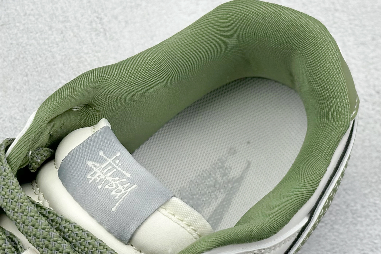 280 Nike SB Dunk Low 斯图西联名 双拼爆炸绿勾 周年高端定制 低帮休闲板鞋 XS6089-594