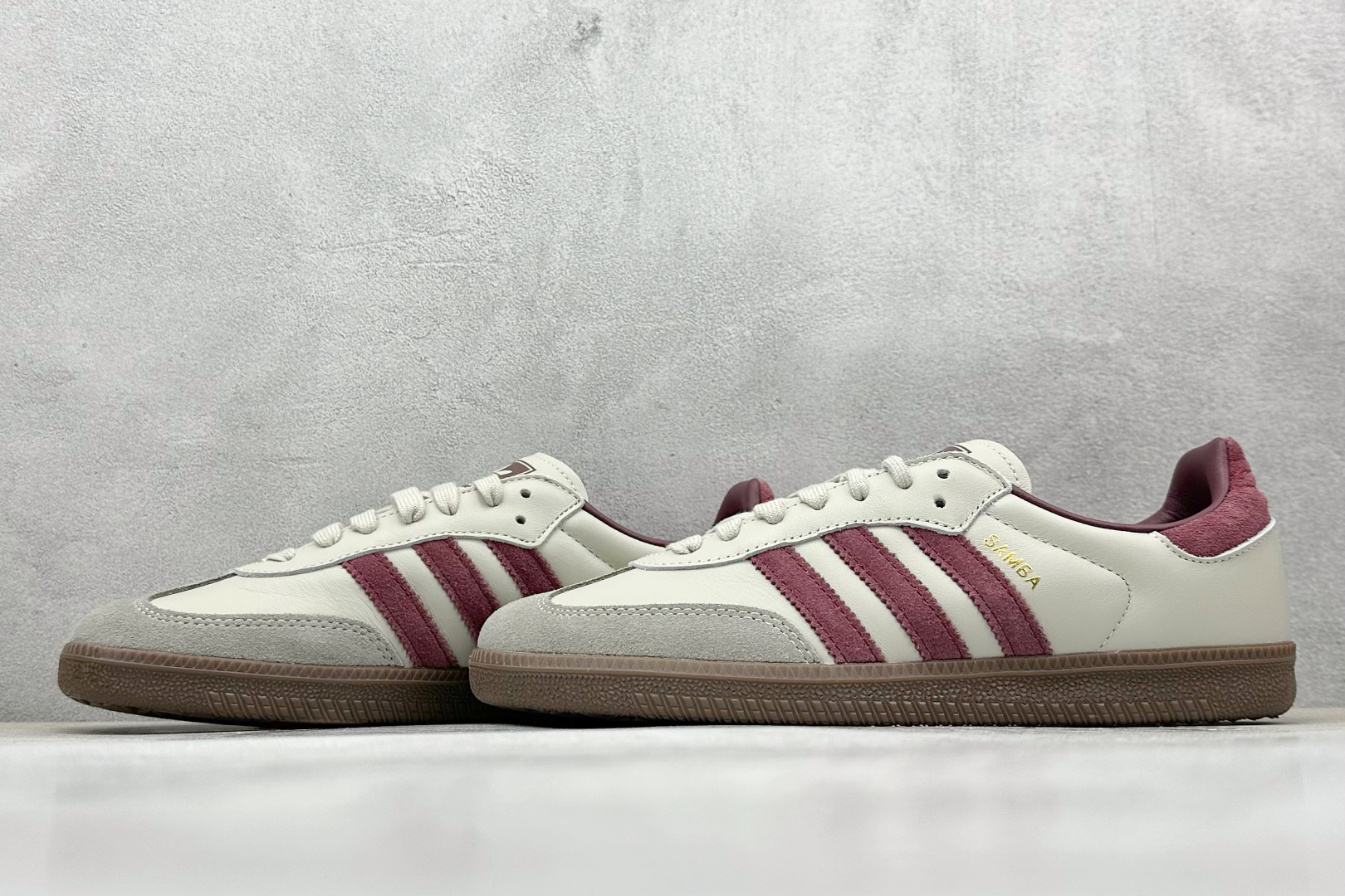 200 RS头层 adidas originals Samba OG 褐色 ID1482