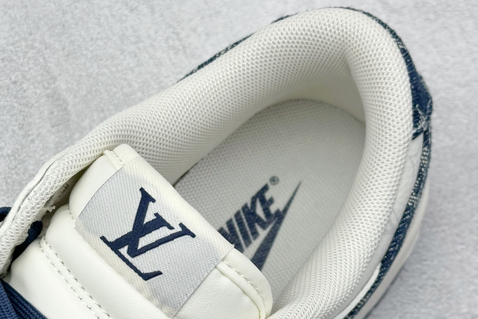 SC版 Nike SB Dunk Low LV联名 蓝色牛仔 周年高端定制 低帮休闲板鞋 SC9772-802