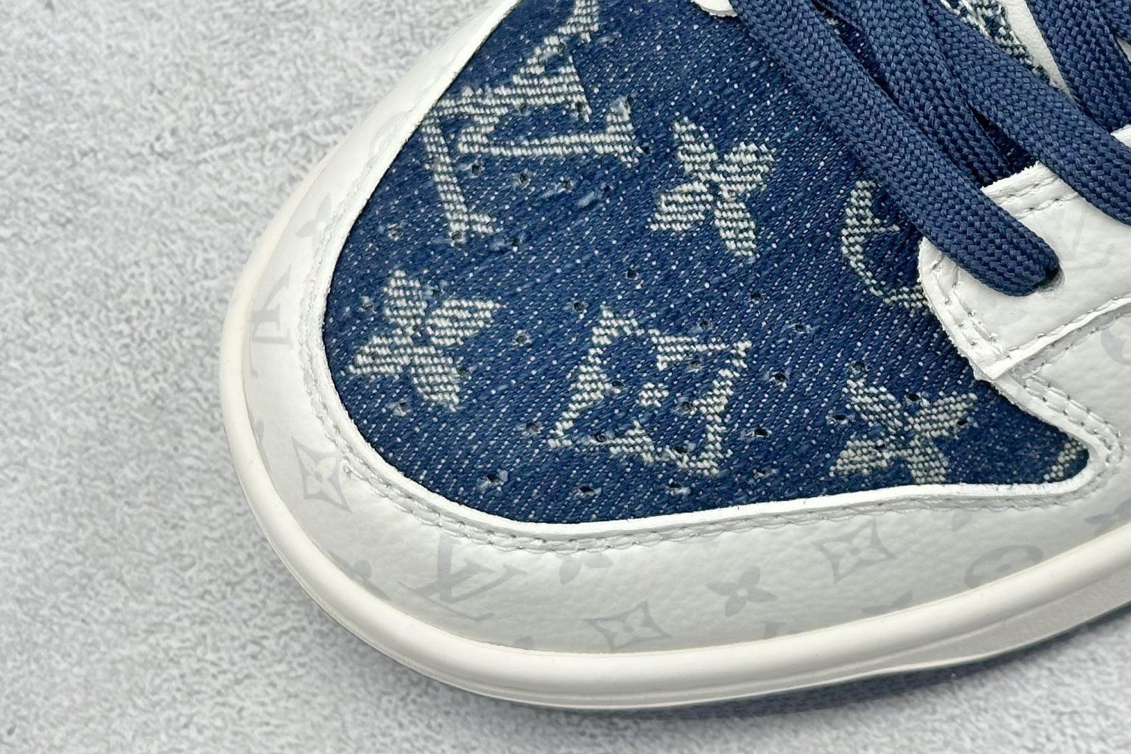 SC版 Nike SB Dunk Low LV联名 蓝色牛仔 周年高端定制 低帮休闲板鞋 SC9772-802
