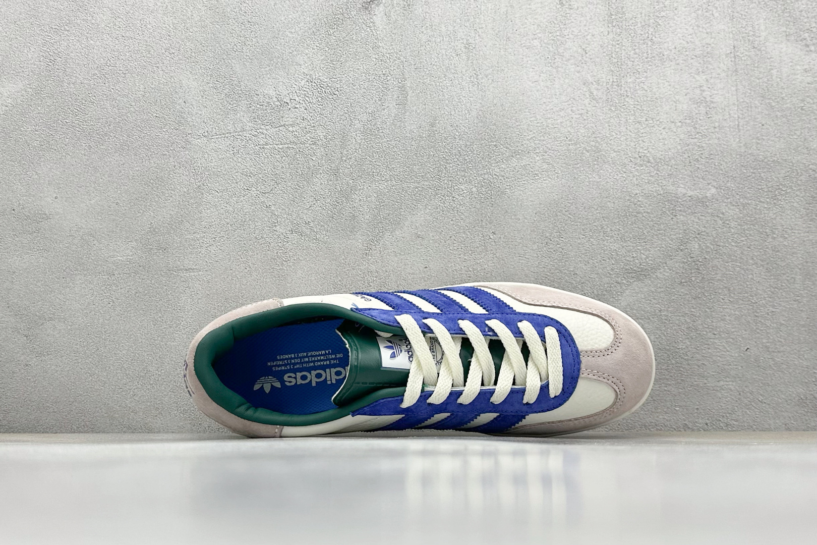 AD Originals Gazelle INdoor x Stussy 三叶草休闲防滑耐磨低帮板鞋 DD6601