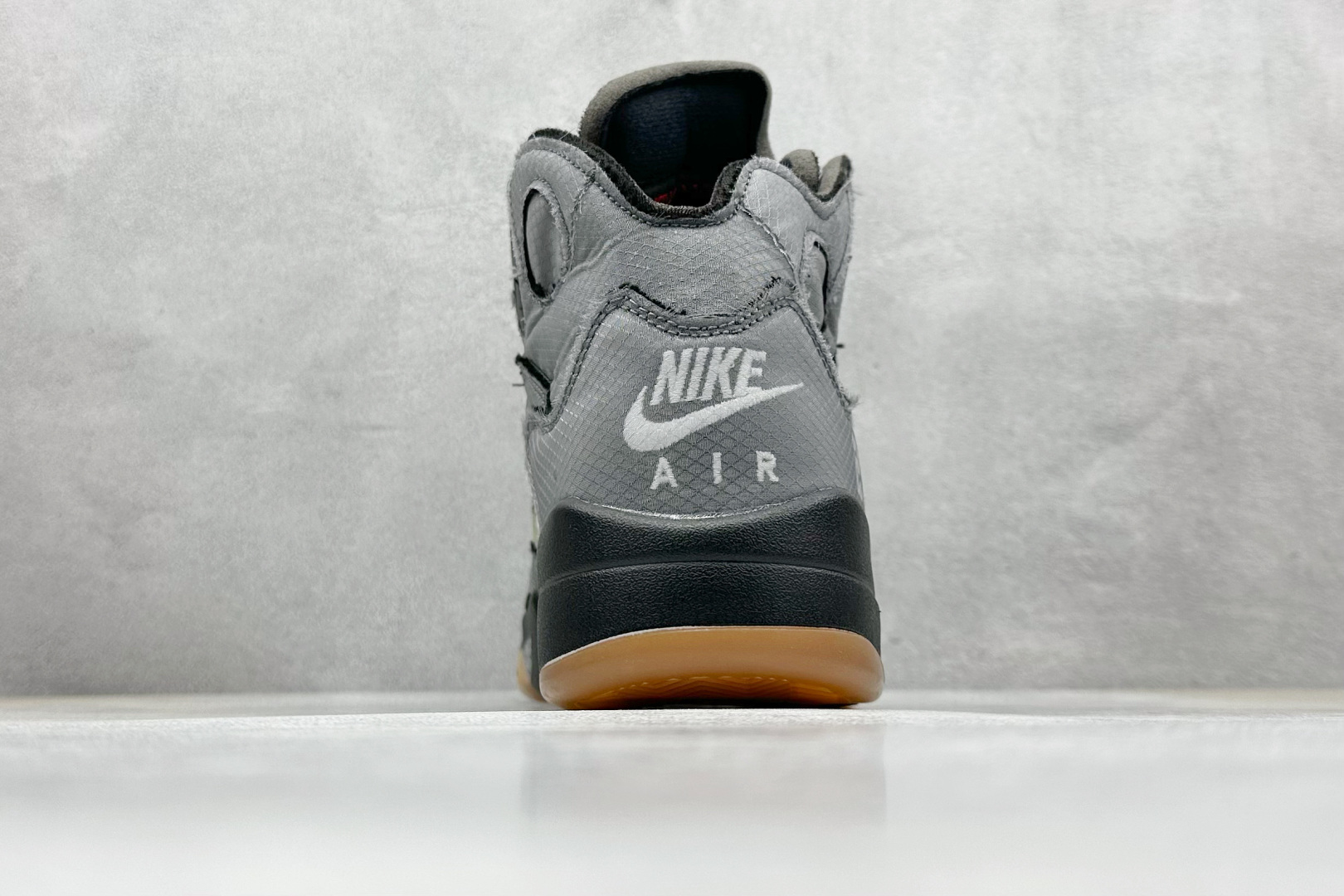 KW版 OFF-WHITE X Air Jordan 5 OW联名 黑蝉翼 CT8480-001
