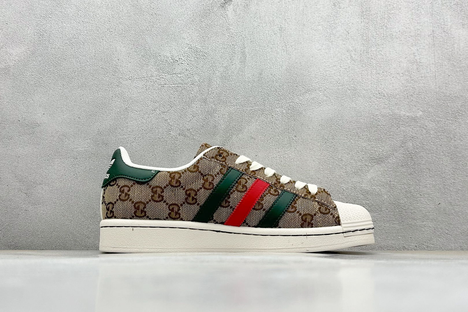 AD Originals Superstar x GUCCI 棕白绿 SD6807