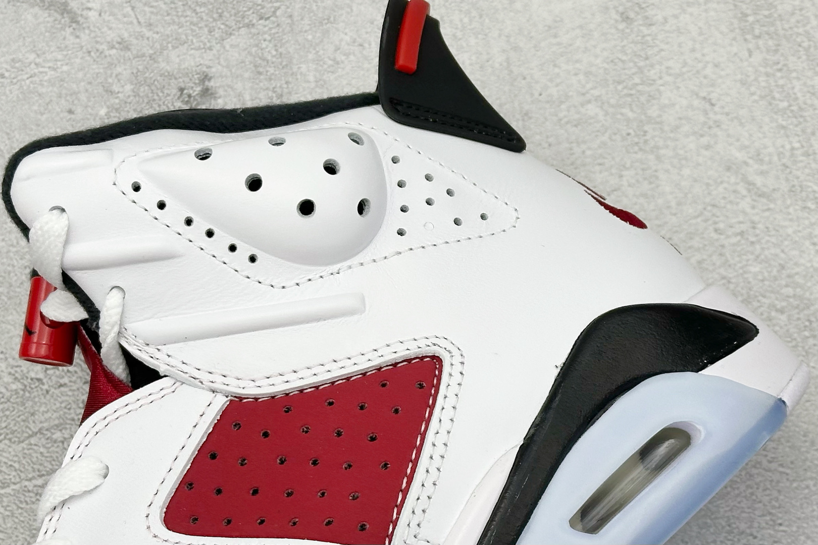 400 Air Jordan ”Carmine” AJ6 乔6胭脂白红 复刻高帮篮球鞋 CT8529-106