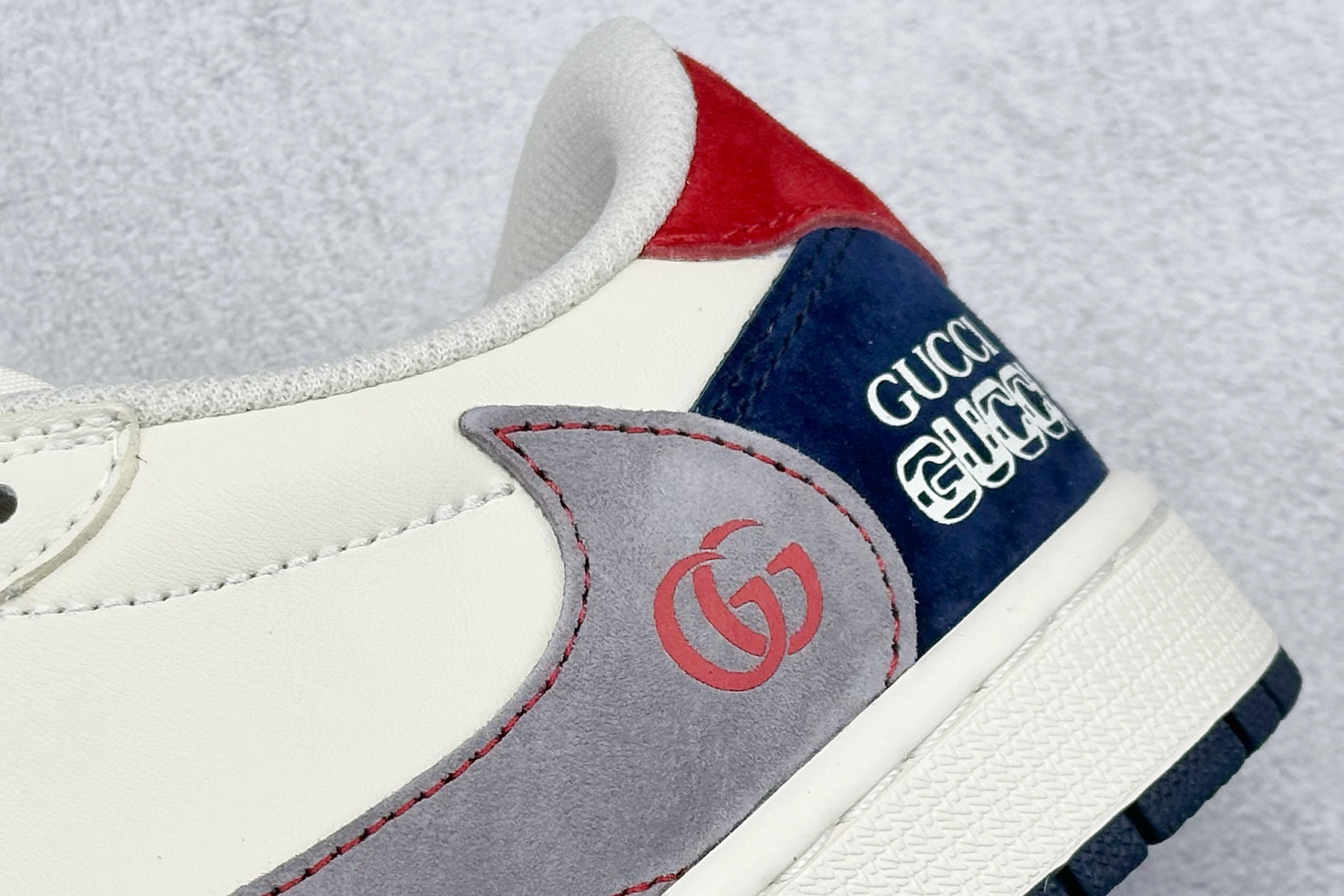Travi Scott x Nike Air Jordan 1 Low x GUCCI Air Jordan 1 Low 反转米蓝红倒钩 DM7866-039