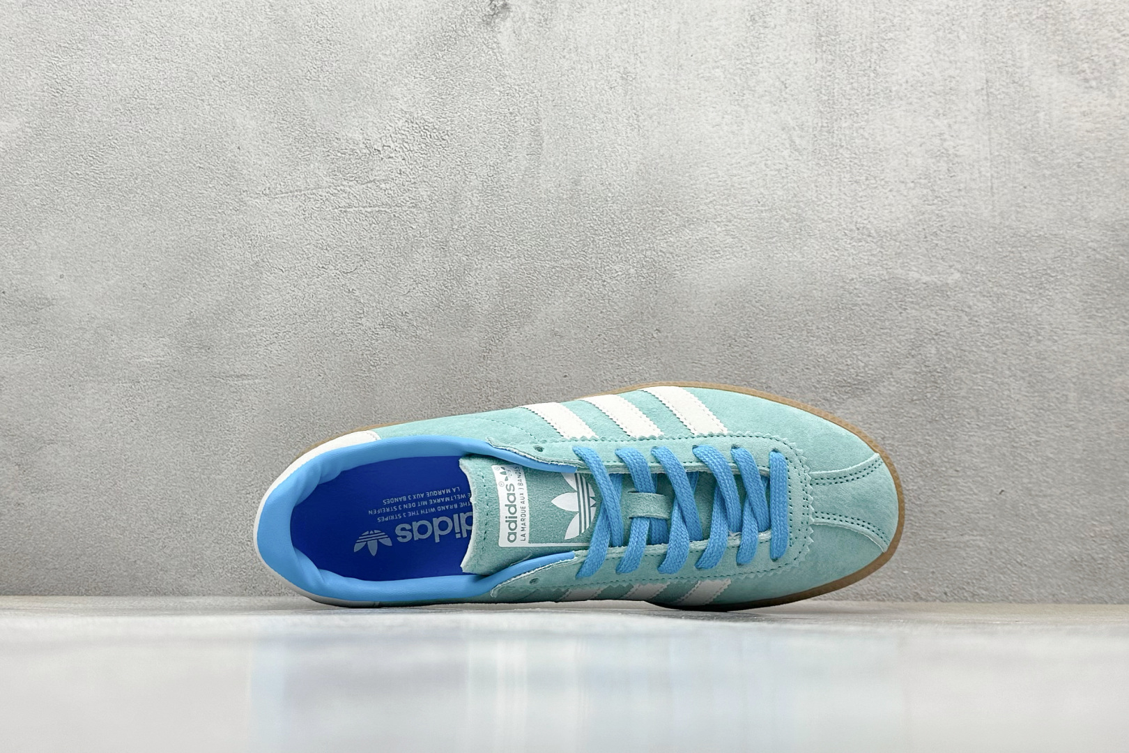 GX版 Adidas Originals Bermuda 绒面麂皮防滑耐磨轻便低帮板鞋 GY7387