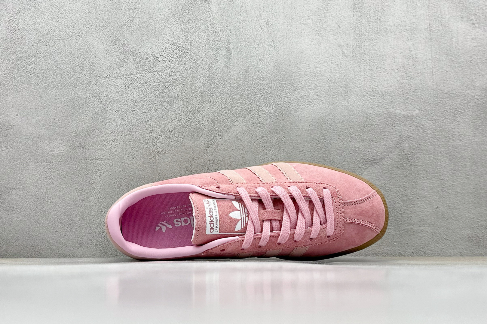 GX版 Adidas Originals Bermuda 绒面麂皮防滑耐磨轻便低帮板鞋 GY7386