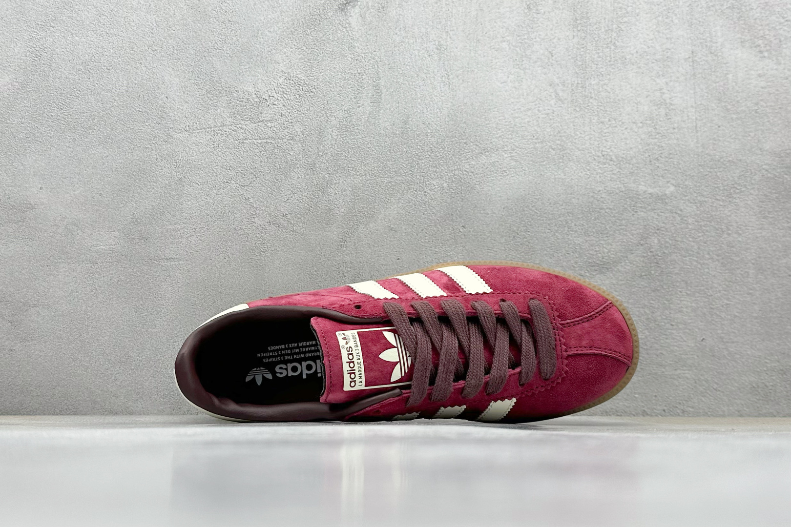 GX版 Adidas Originals Bermuda 绒面麂皮防滑耐磨轻便低帮板鞋 IE7426