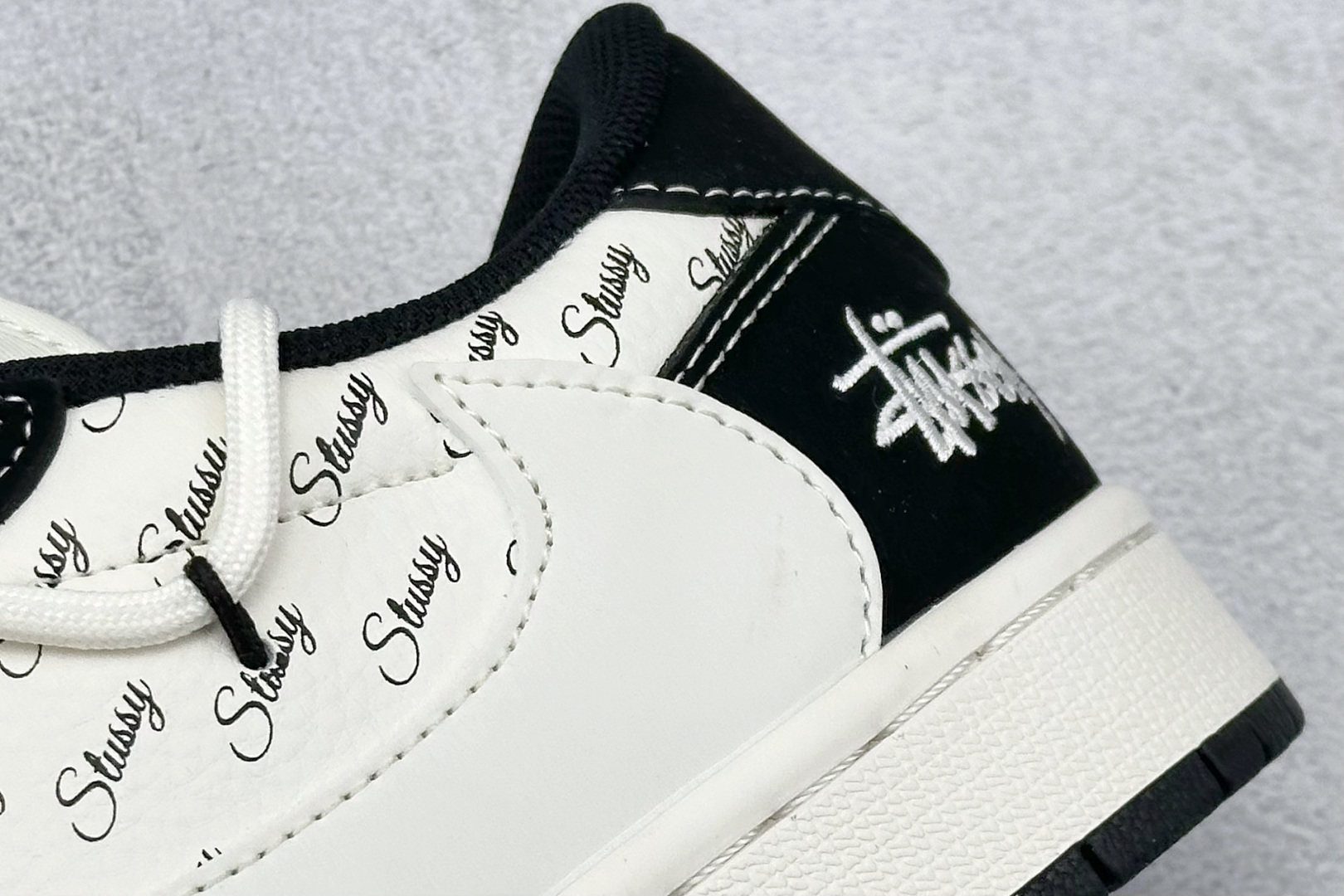 Fragment x TS x Air Jordan 1 Low x 斯图西 绑带 三方联名倒钩低帮 SJ0086-131
