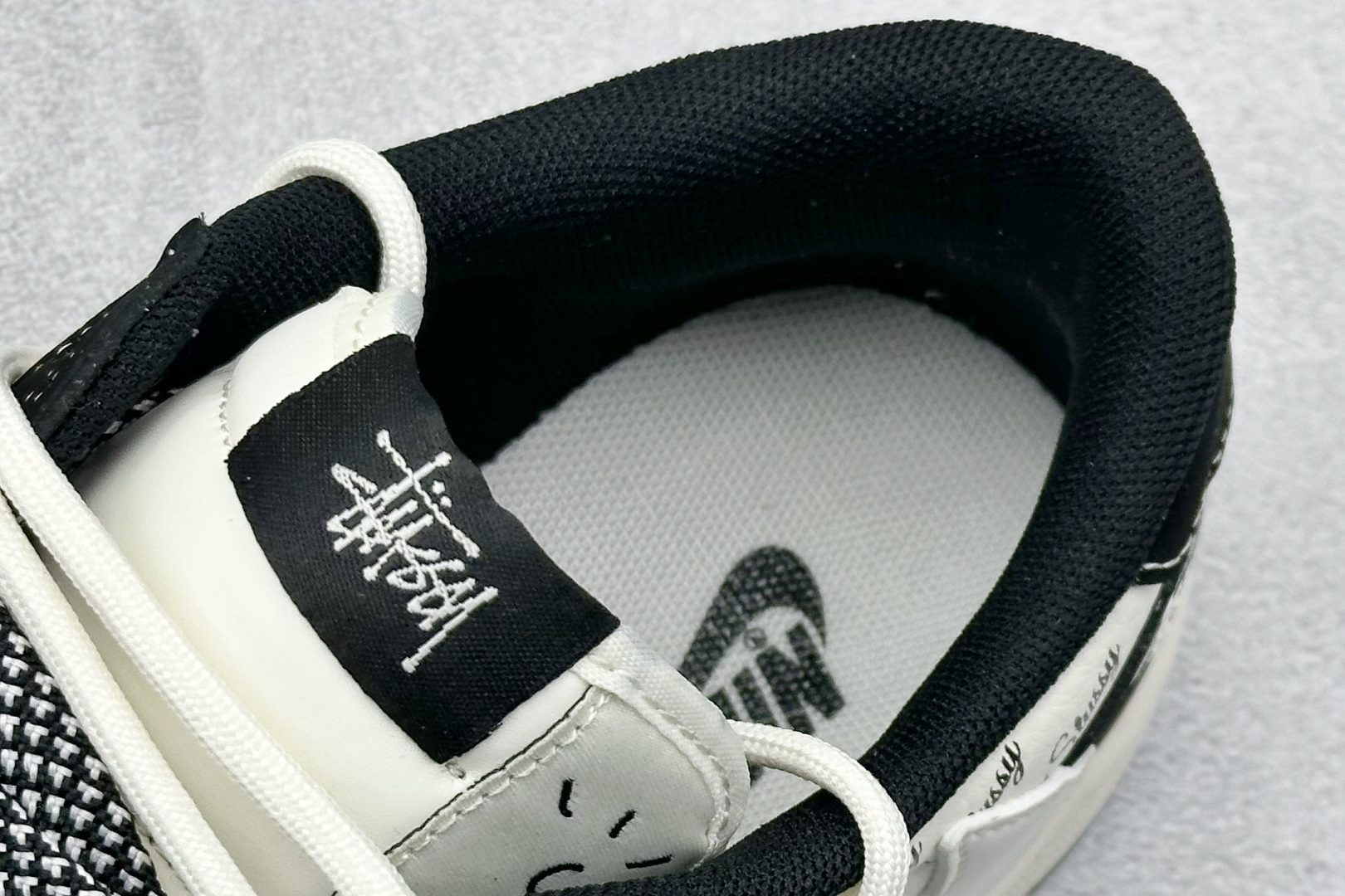 Fragment x TS x Air Jordan 1 Low x 斯图西 绑带 三方联名倒钩低帮 SJ0086-131