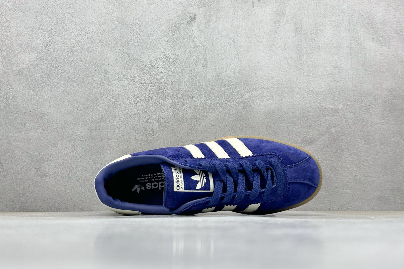 GX版 Adidas Originals Bermuda 绒面麂皮防滑耐磨轻便低帮板鞋 IE7427