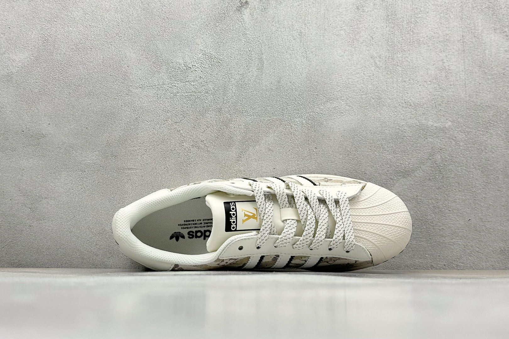 AD Originals Superstar x Louis Vuitton 白黄 JY8920
