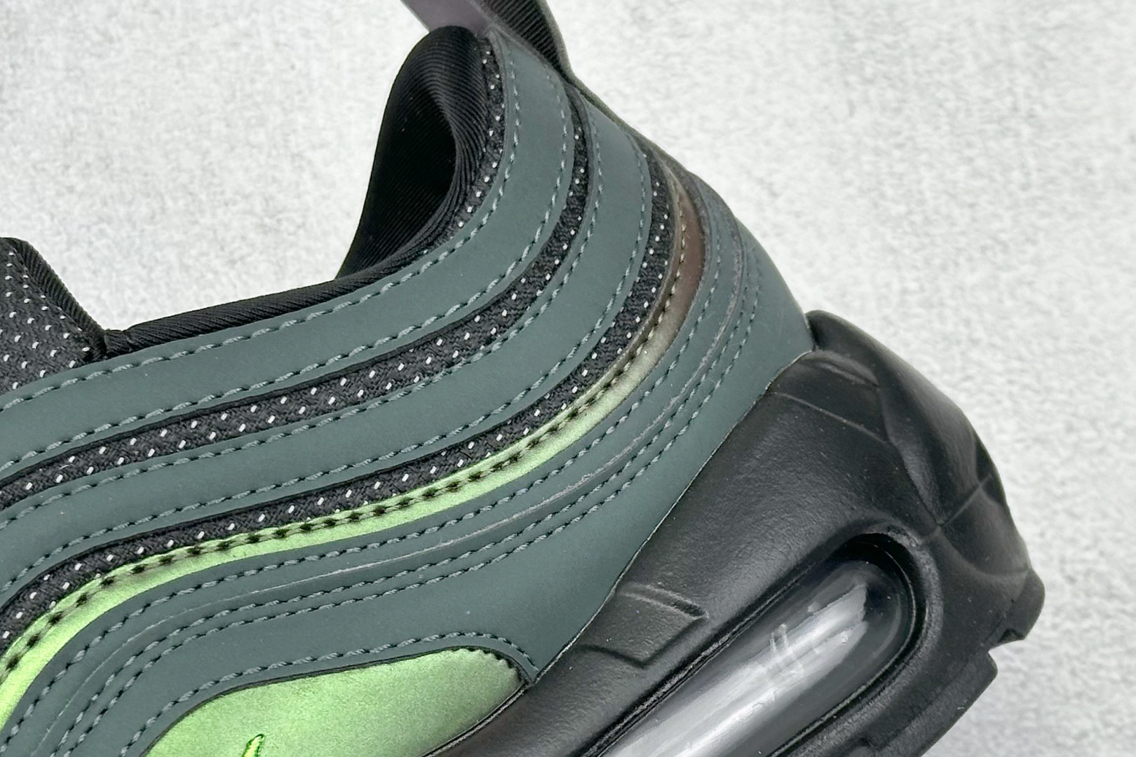CK版 Division St. x Nike Air Max 97 Ducks of a Feather Thunder 复刻黑灰 复古休闲跑步鞋 II1711-900