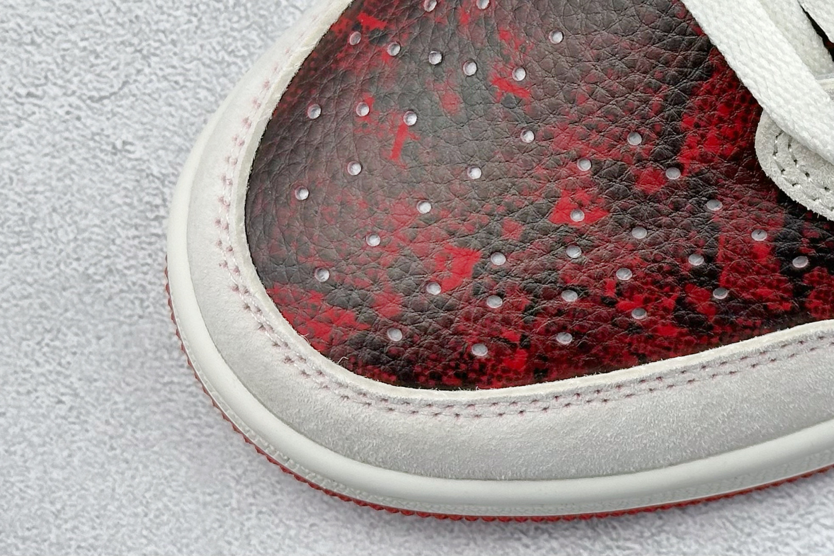 240 Travis Scott x Fragment Design x Air Jordan 1 Low OG SP AJ1 乔1 Supreme联名 中国红 低帮文化休闲板鞋 DM7866-076