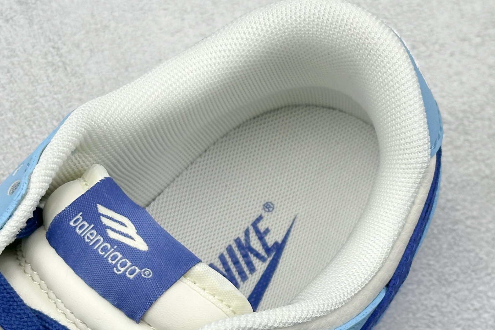 Nike SB Dunk Low Balenciaga联名 深浅蓝拼接 周年高端定制 低帮休闲板鞋 ZH2598-275