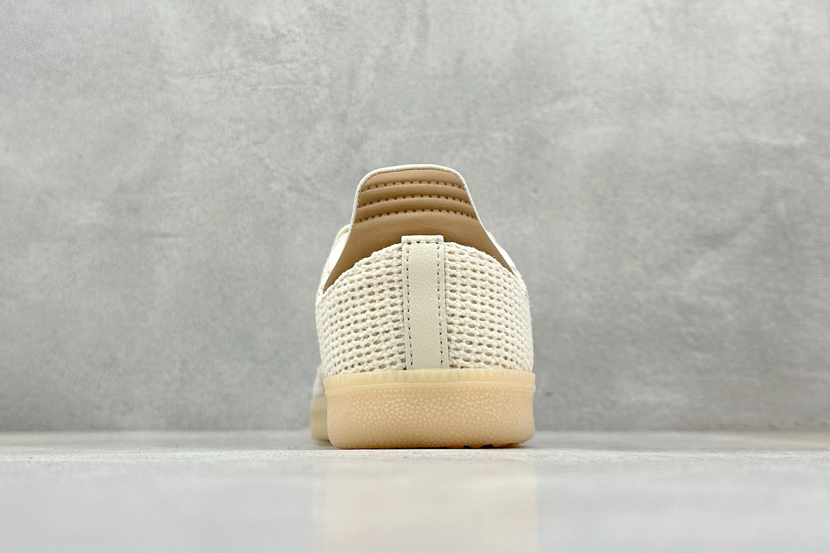 RS版 Adidas Originals Samba OG桑巴舞百搭低帮休闲运动板鞋HY“编织米黄棕” JI3185