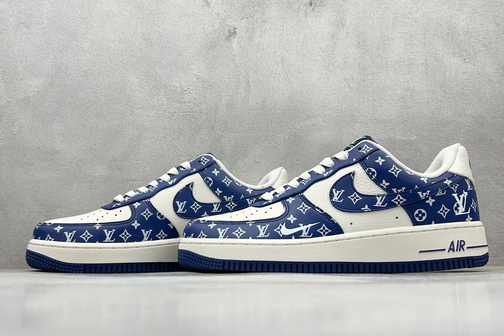 SC版 Nike Air Force 1'07 Low LV联名 白蓝小白勾 空军一号低帮休闲板鞋 LW9279-008