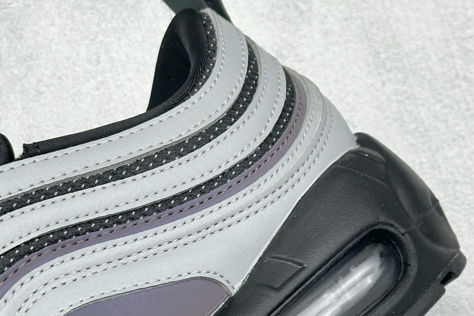 CK版 Division Street x Nike Air Max 95/97 复刻灰黑 复古休闲跑步鞋 IM2174-001