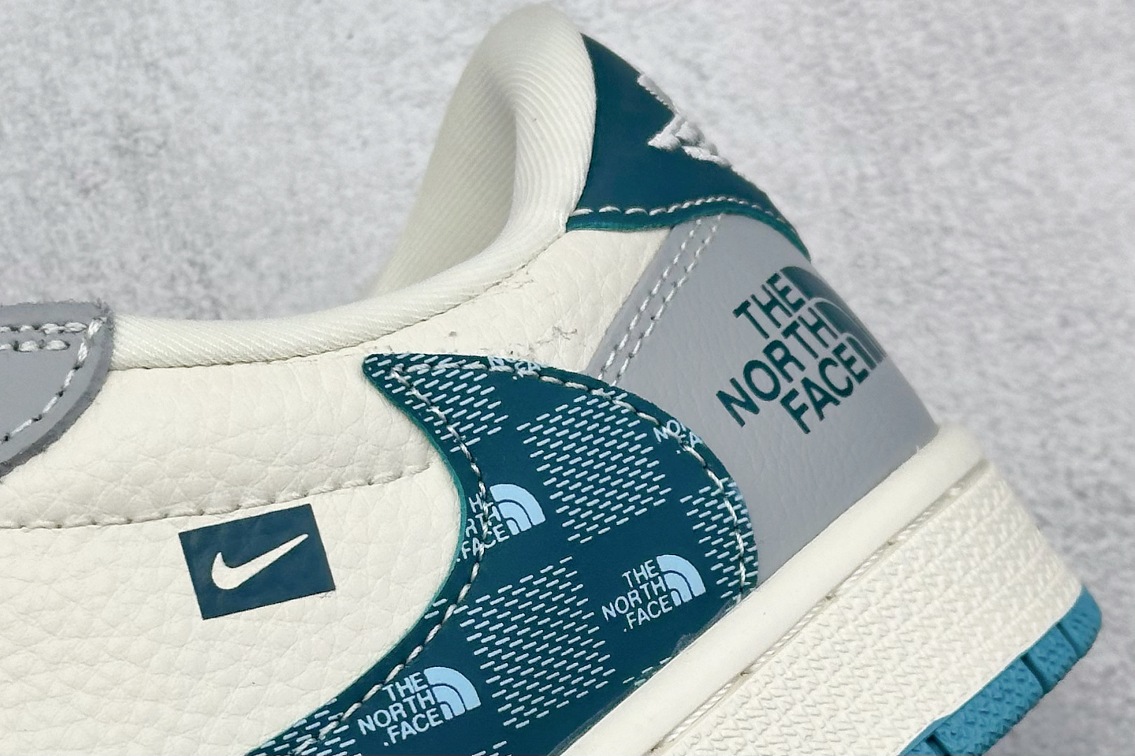 280 Travis Scott x Fragment Design x Air Jordan 1 Low OG SP AJ1 北面联名 青方格勾 低帮文化休闲板鞋 LD2025-026