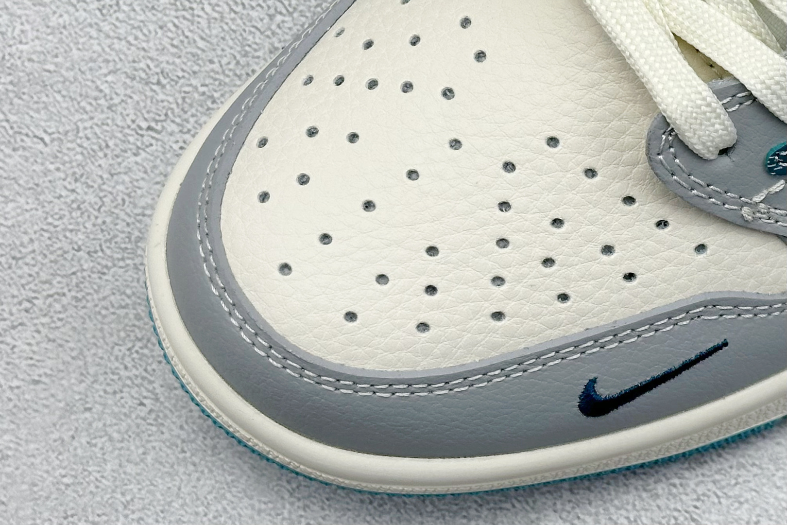 280 Travis Scott x Fragment Design x Air Jordan 1 Low OG SP AJ1 北面联名 青方格勾 低帮文化休闲板鞋 LD2025-026