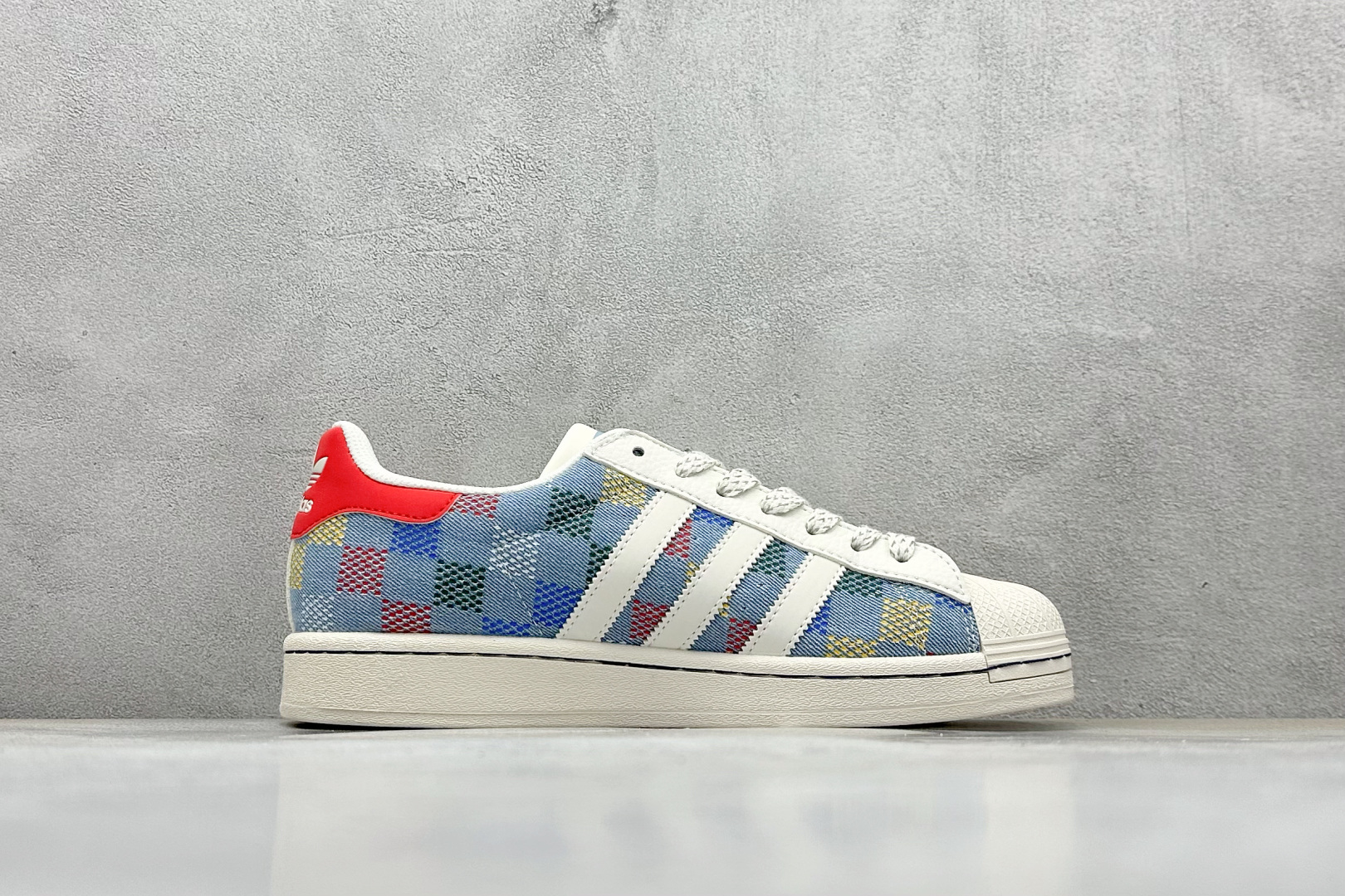 AD Originals Superstar x Louis Vuitton 蓝白红 HS3079