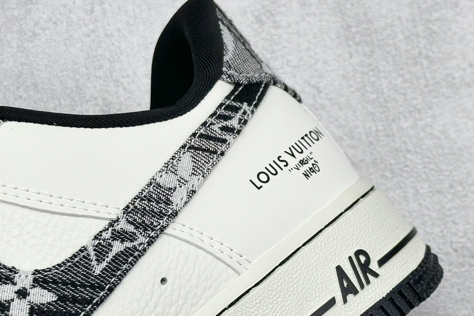 SC版 Nike Air Force 1'07 Low LV联名 灰黑牛仔 空军一号低帮休闲板鞋 SC9207-539