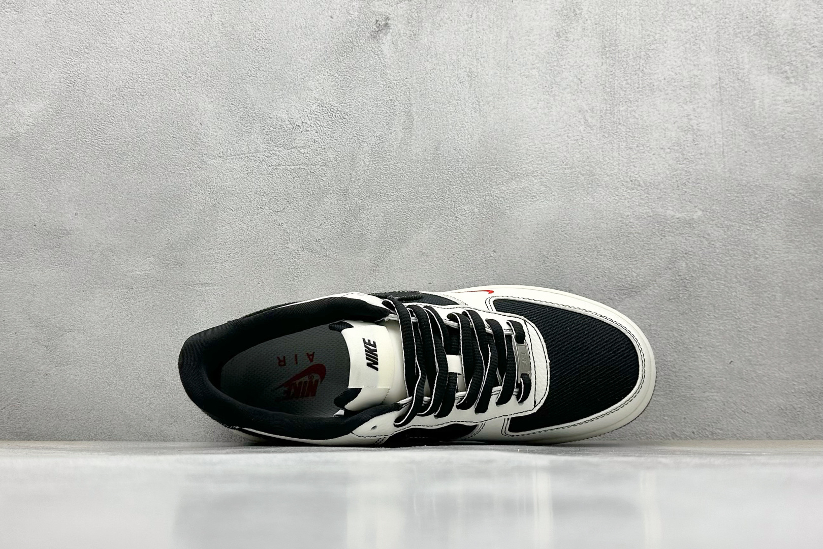 SC版 Nike Air Force 1'07 Low 黑白三小勾 空军一号低帮休闲板鞋 SC9207-537
