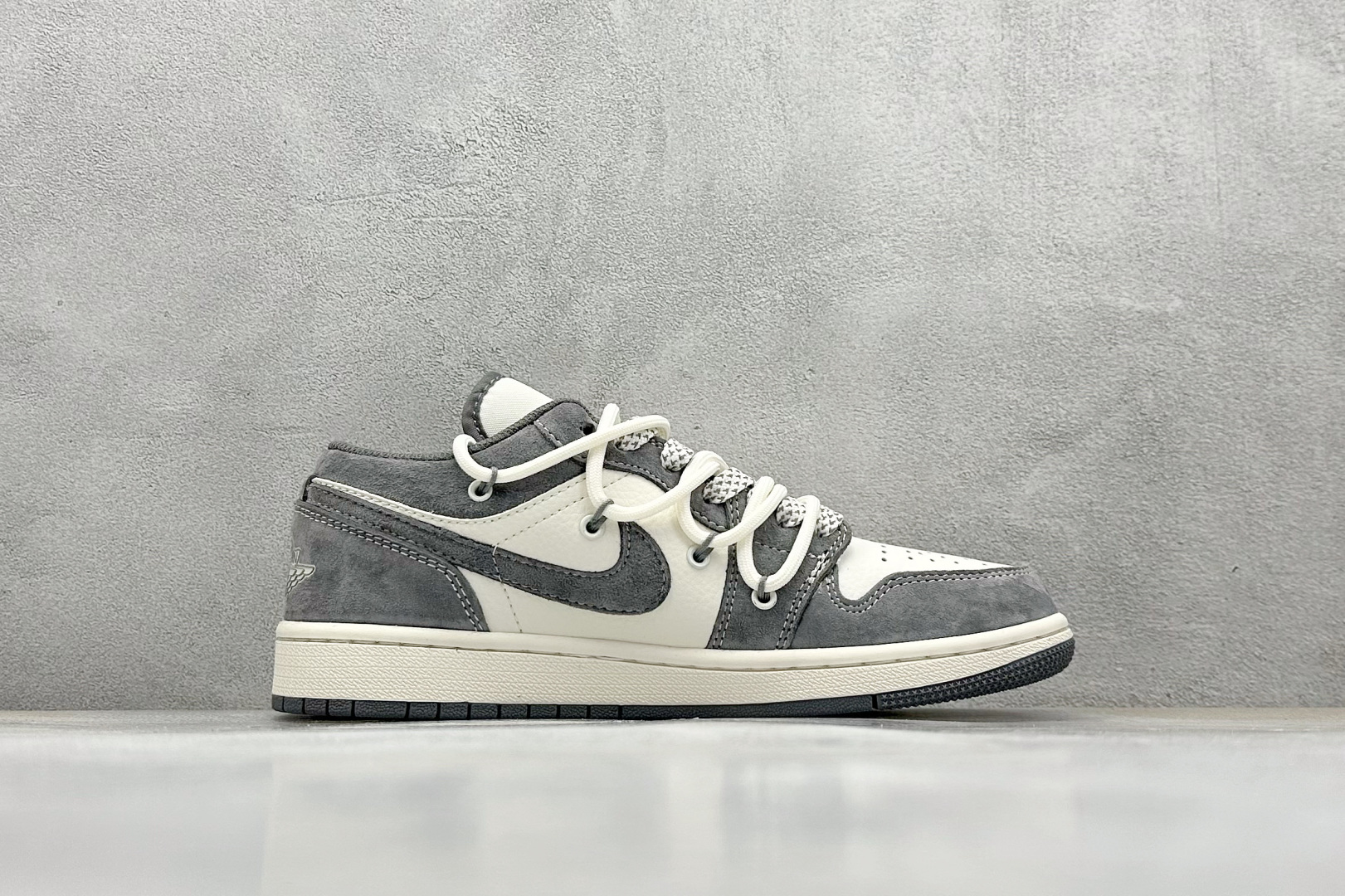 Fragment x TS x Air Jordan 1 Low x 暴力熊 解构绑带 三方联名倒钩低帮 SJ9950-018