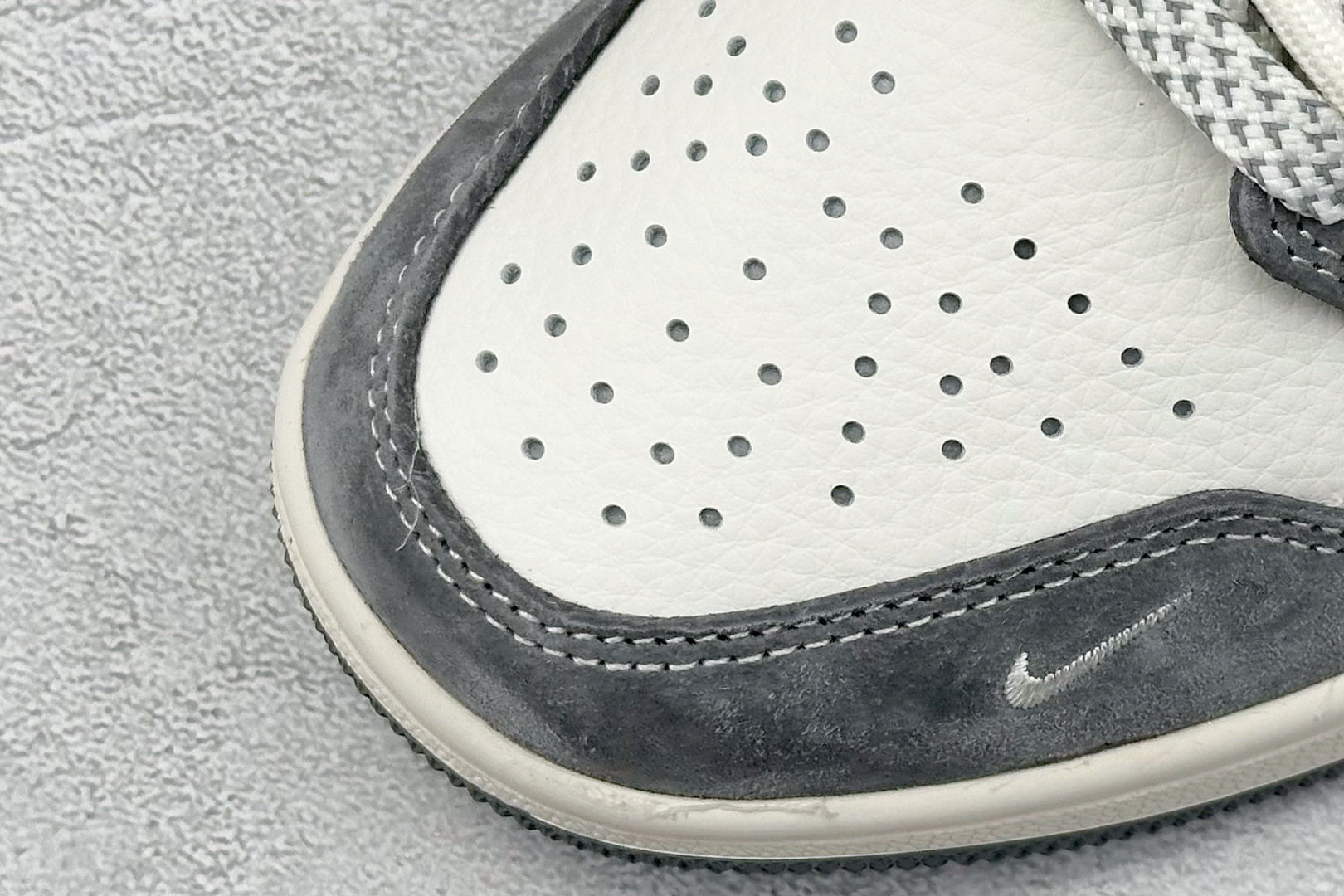 Fragment x TS x Air Jordan 1 Low x 暴力熊 解构绑带 三方联名倒钩低帮 SJ9950-018