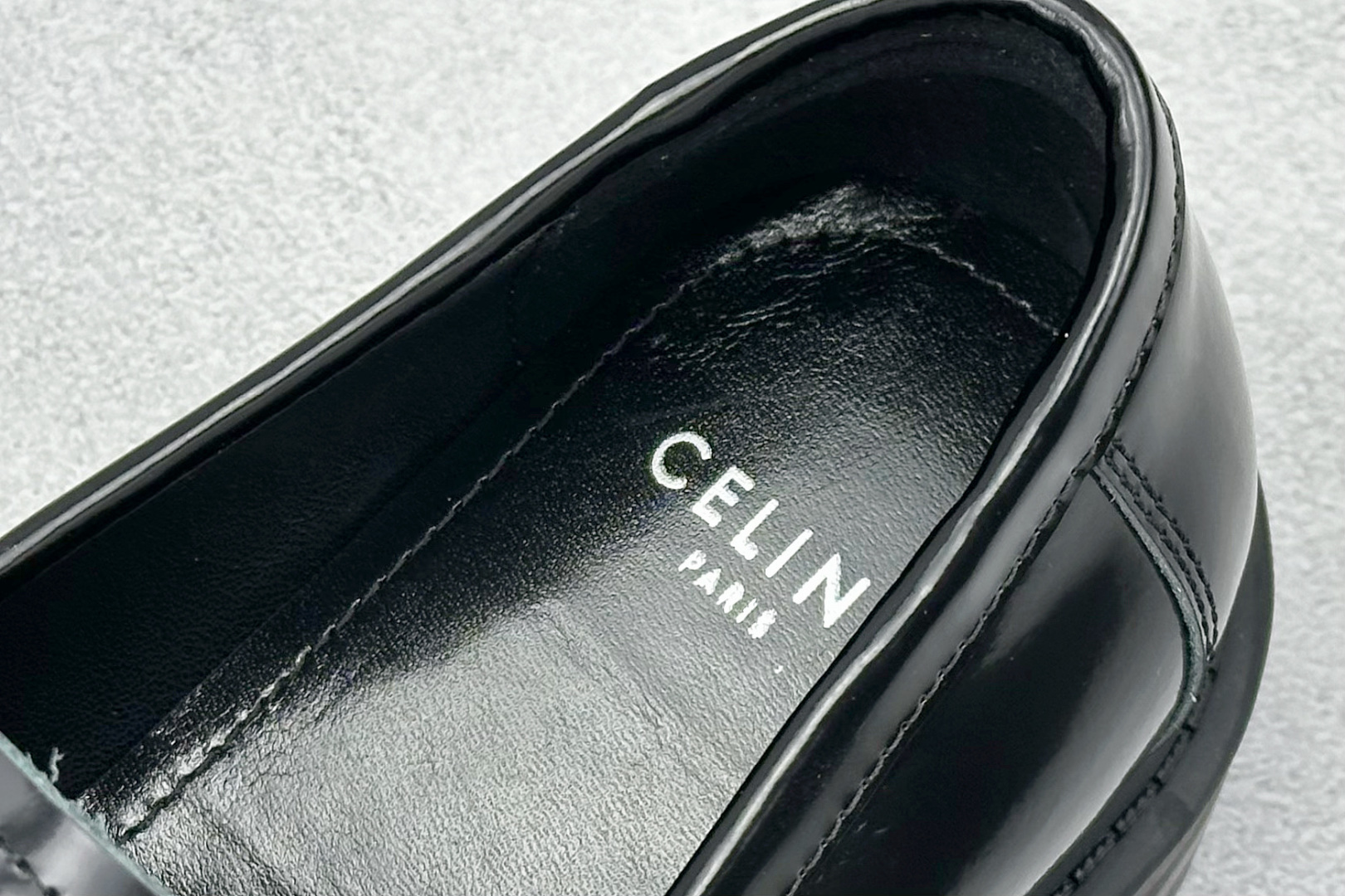 新晋潮流品牌CELINE思琳 夏季新款 增高 【波士顿学院】CELINE学院风小皮鞋 复古英伦风一脚蹬百搭 厚底乐福鞋