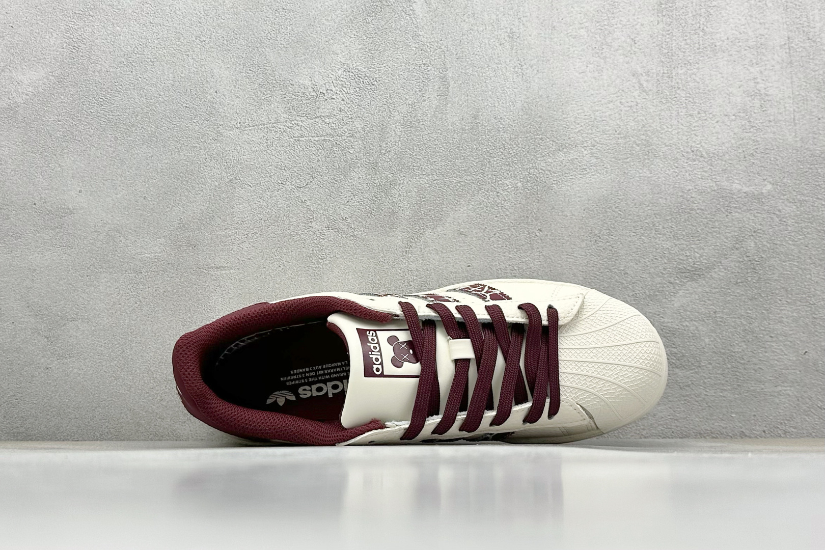 AD Originals Superstar 小熊 白酒红 AD8011