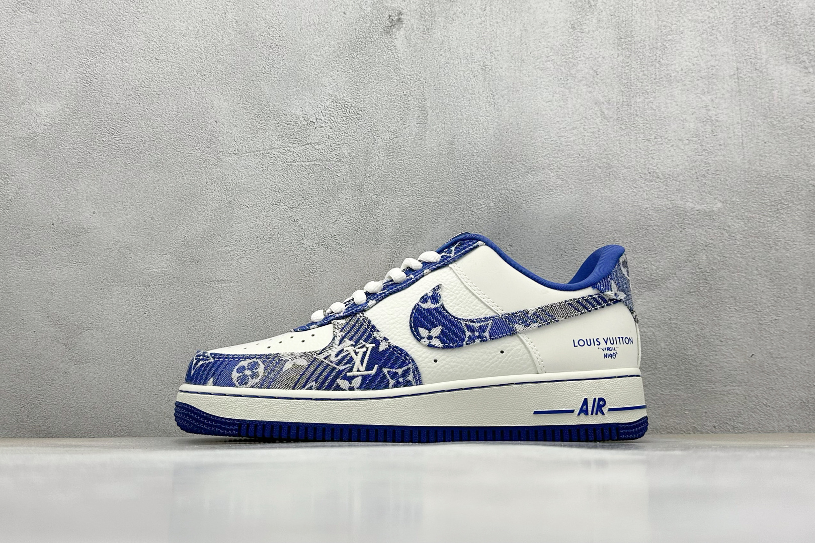 SC版 Nike Air Force 1 ’07 Low LV联名 灰蓝牛仔 空军一号低帮休闲板鞋 SC9207-540