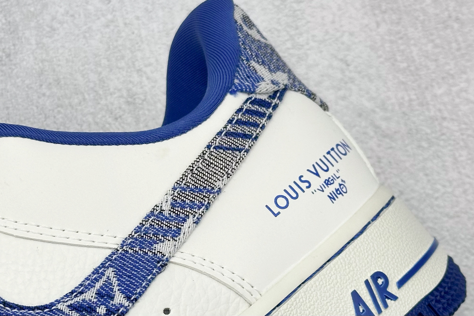SC版 Nike Air Force 1 '07 Low LV联名 灰蓝牛仔 空军一号低帮休闲板鞋 SC9207-540