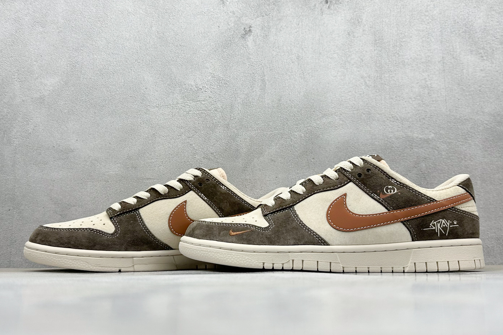 Nk SB Dunk Low Stray Rats联名 猪八米棕勾 低帮休闲板鞋 DJ2024-082