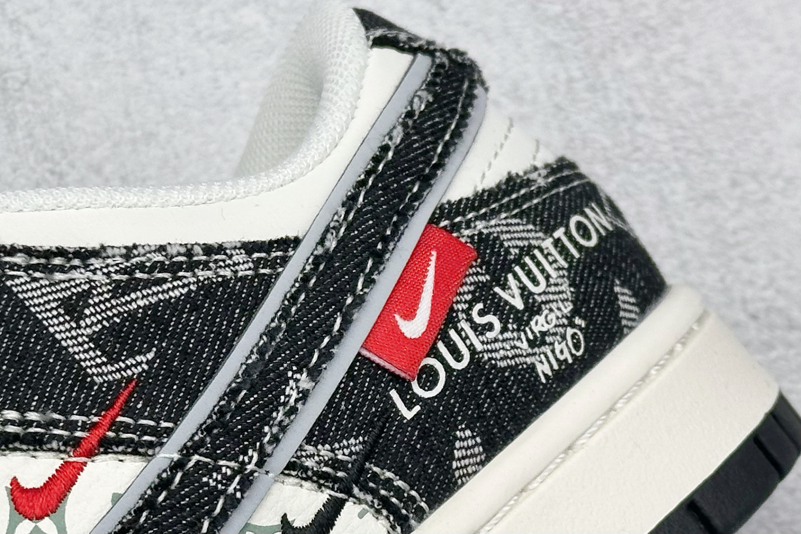 Nike SB Dunk Low LV联名 黑牛仔黑勾 YX5066-351