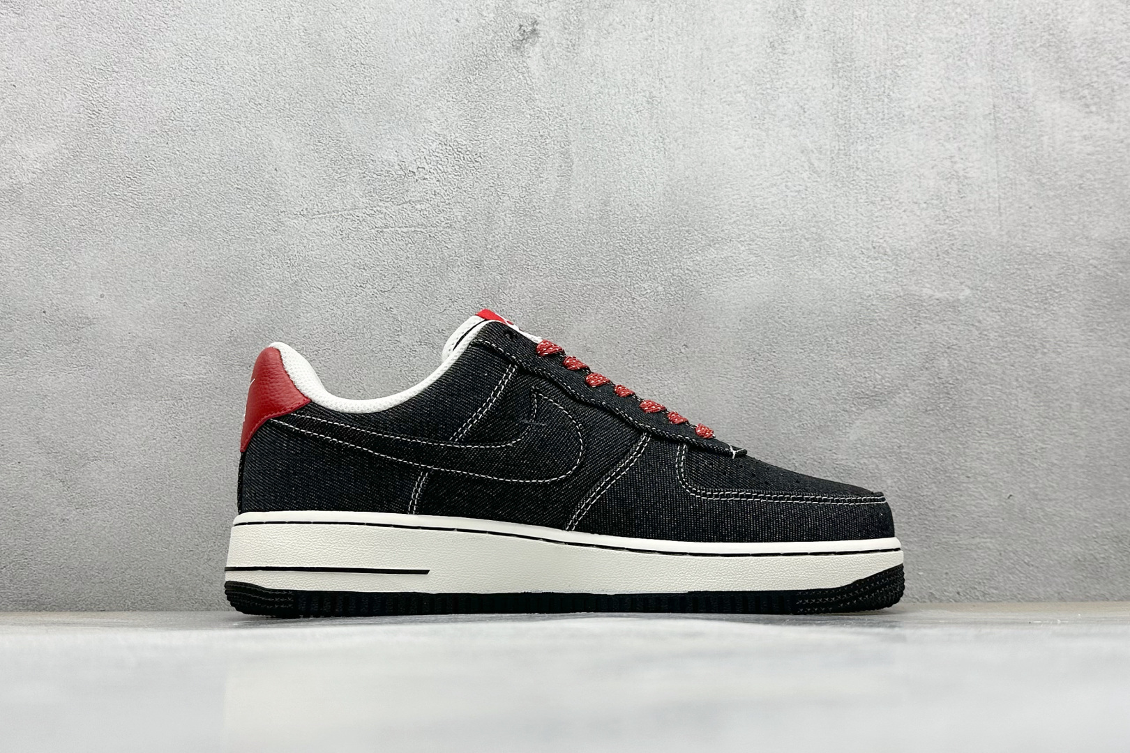 260 SC版 Nike Air Force 1'07 Low 斯图西联名 深灰织布 空军一号低帮休闲板鞋 LW9279-002